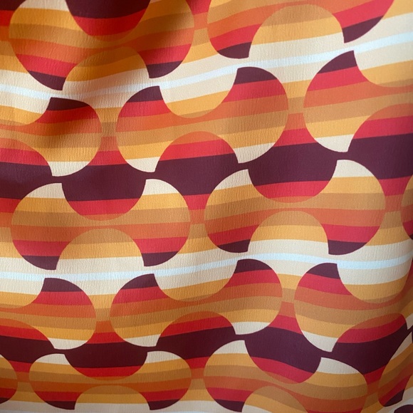 Urban Outfitters Orange and Red Patterned Mini Dress - Picture 5 of 6